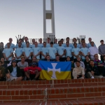 Sigma Chi Psi Colony Members at Mount Soledad Cross